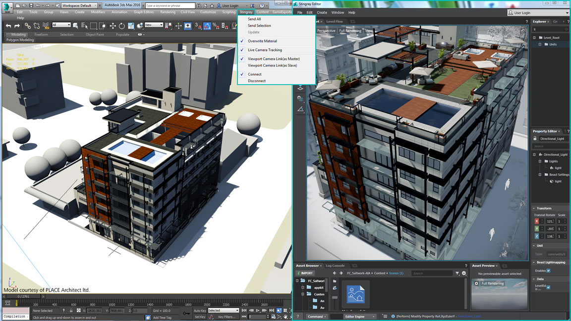Direct link to 3ds Max